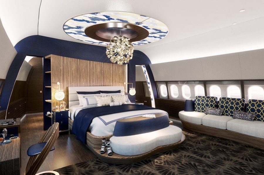 Двухэтажный самолет Боинг 747