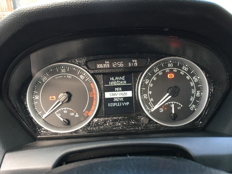 Панель приборов Skoda Fabia 2