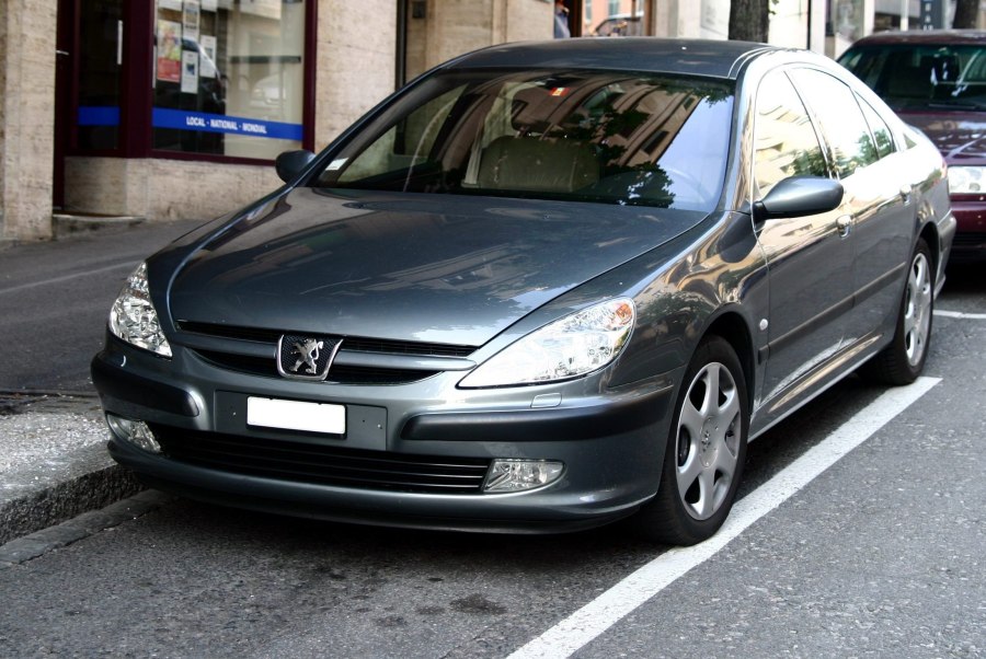 Peugeot 607 синий