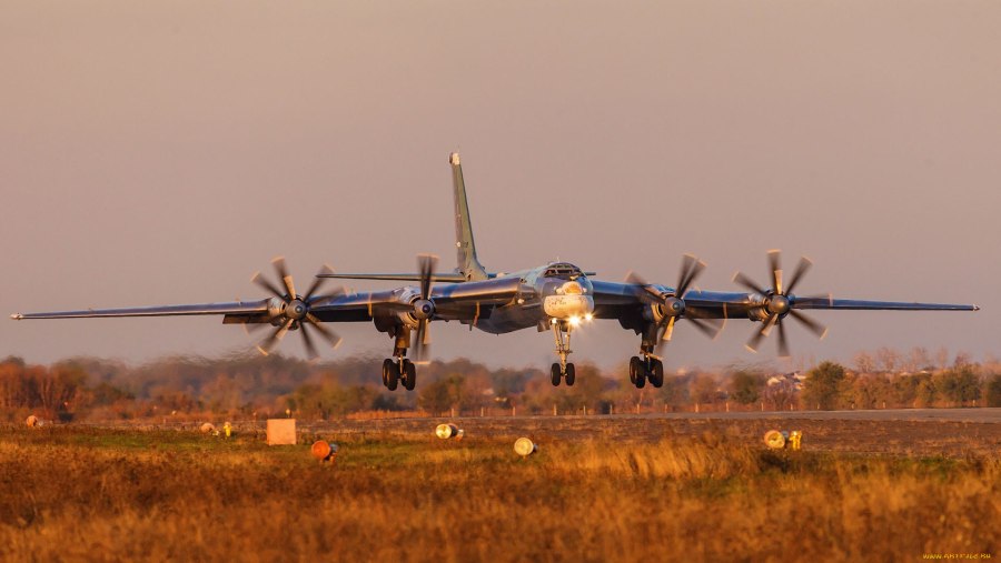 Стратегический бомбардировщик ту-95мс