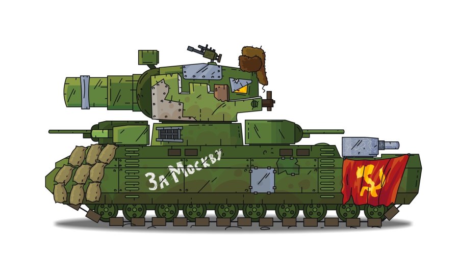 Дизельпанк танк 3d модель