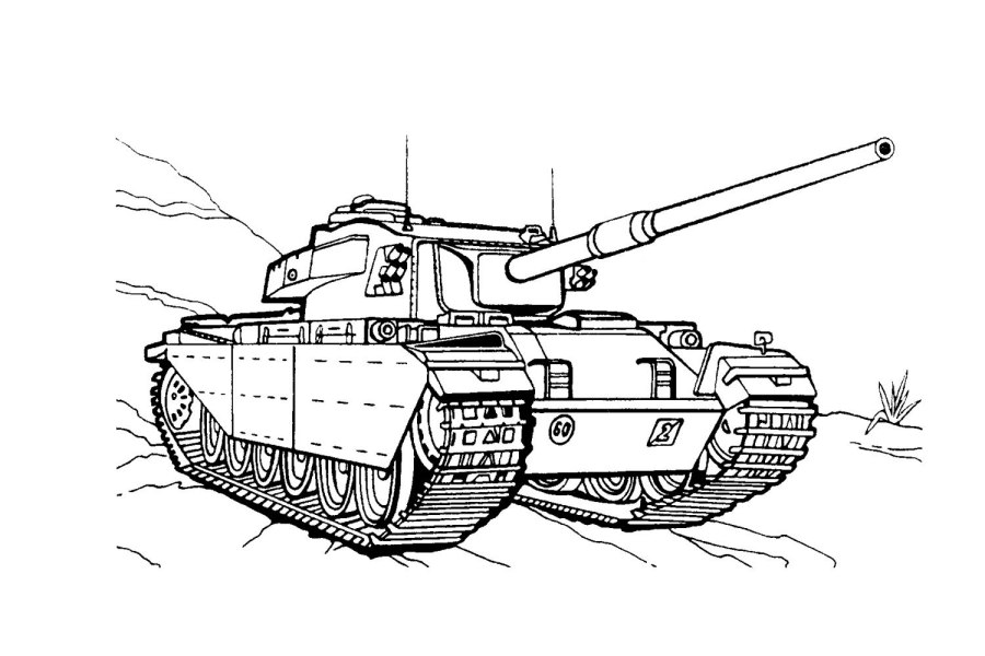 Раскраска танк кв 44