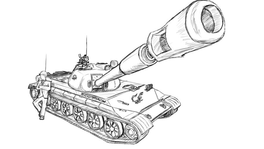 Танк Армата раскраска