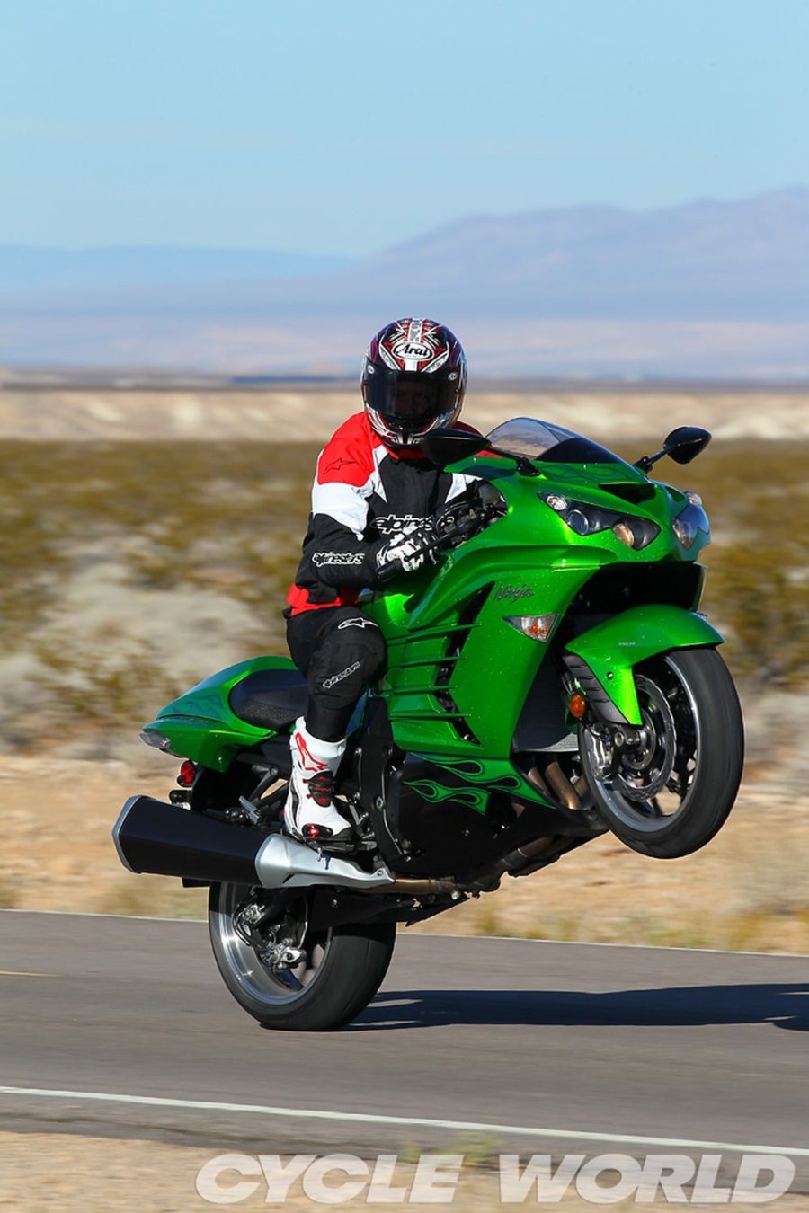Байкер Kawasaki Ninja ZX-14r