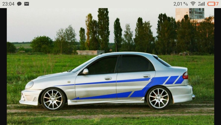 Шевроле Ланос тюнинг