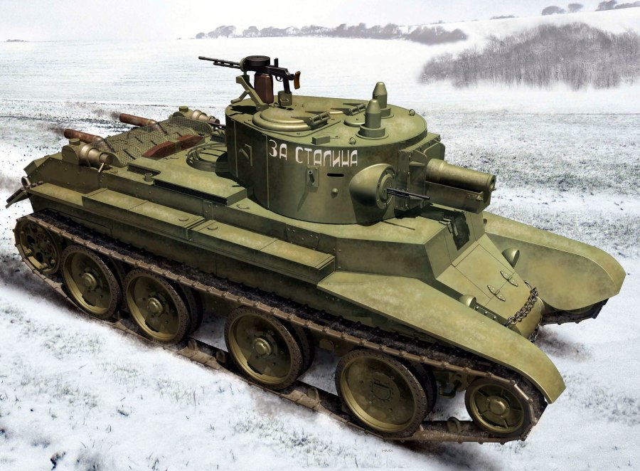 Танк БТ-7 арт