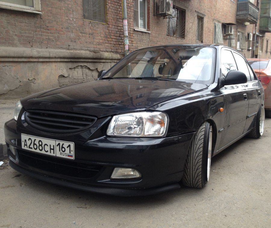 Губа Hyundai Accent