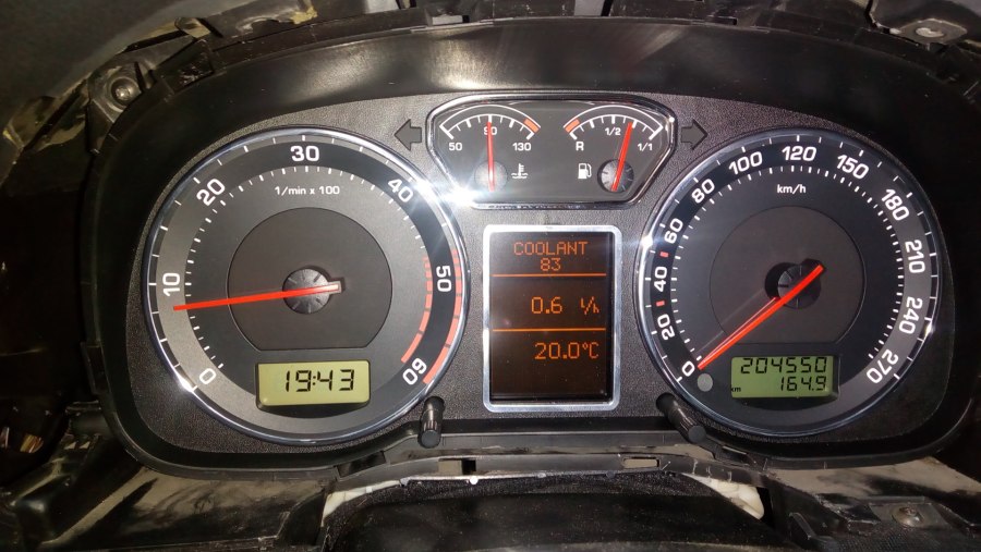 Skoda Octavia a7 шинах датчики