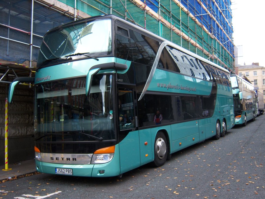 Setra s215 салон