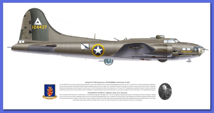 12666 Самолет b-17