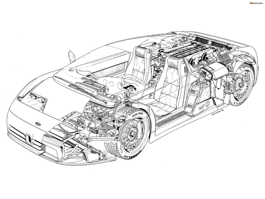 Ferrari f50 Blueprint