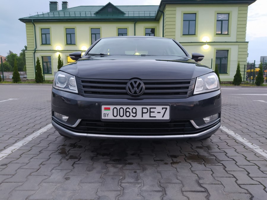 Пассат б7 антихром черный