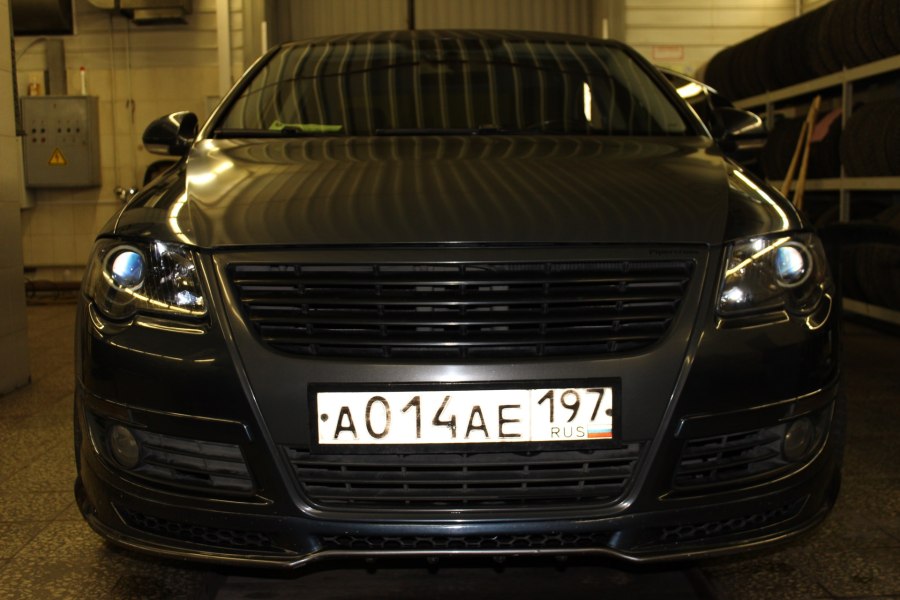Volkswagen Passat cc черный тонированный