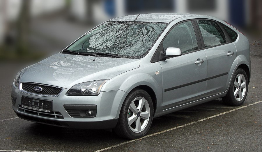 Ford Focus 2006 голубой седан