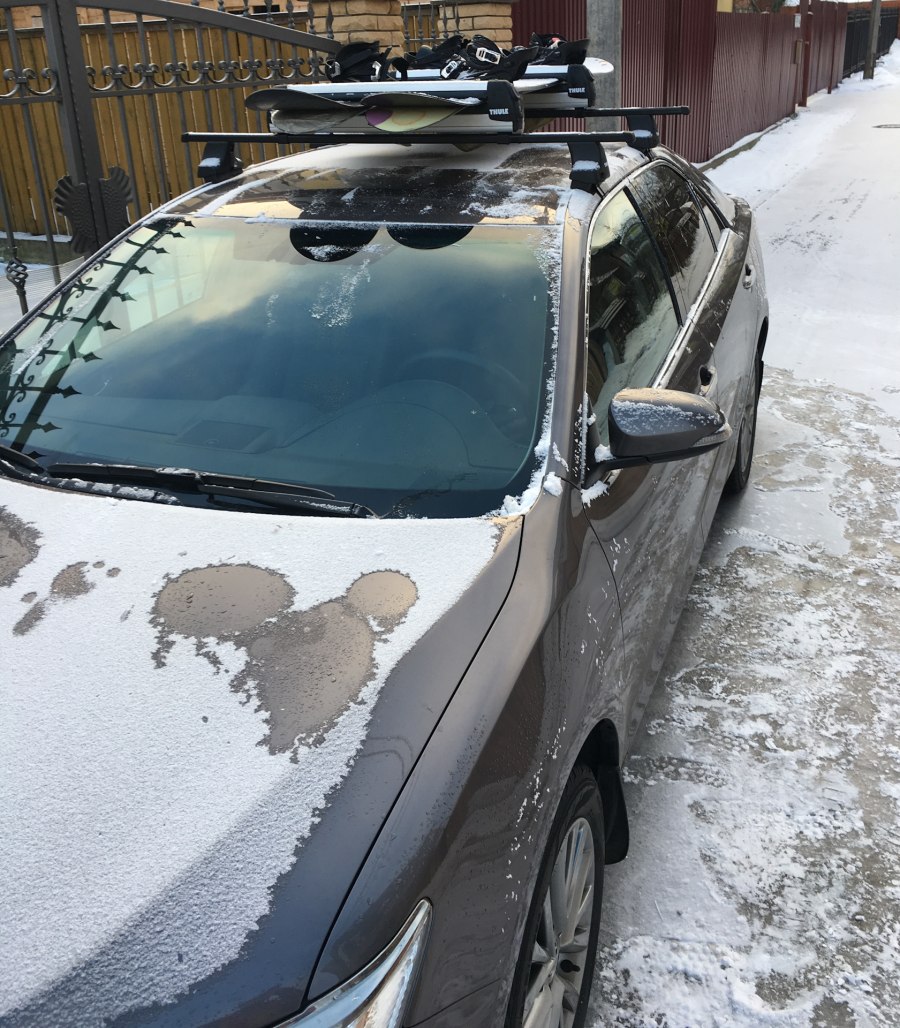 Camry v50 багажник Thule
