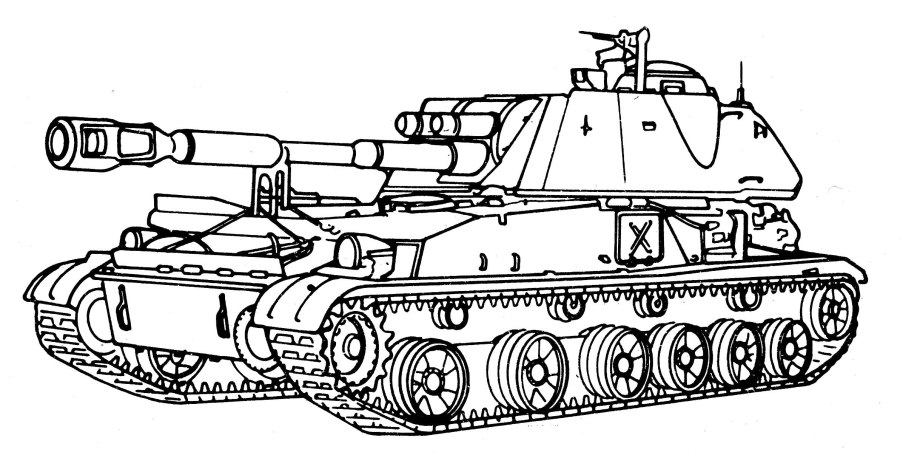 Раскраска танк кв 44