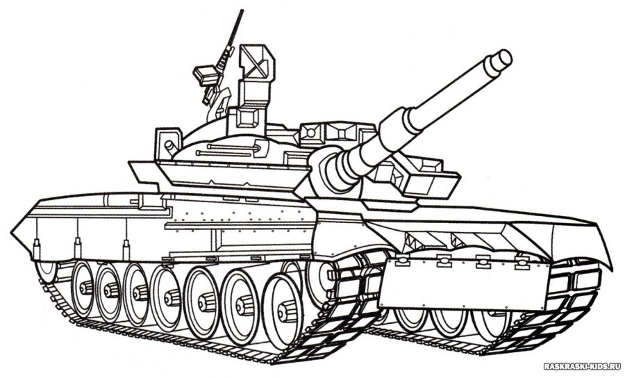 Раскраска танк кв 44