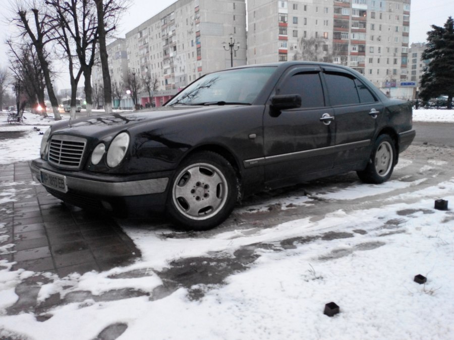 Мерседес w210 зимой