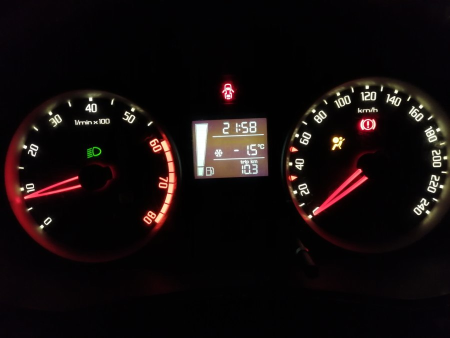 Skoda индикатор технического обслуживания