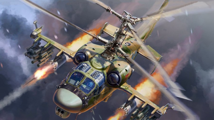 Вертолет ка-52 "Аллигатор"