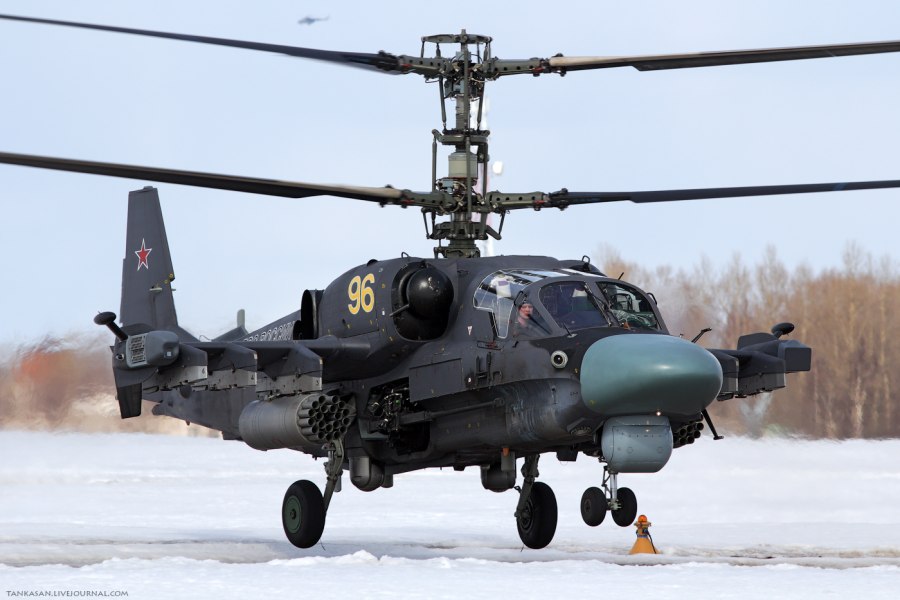 Боевой вертолет ка-52 Аллигатор