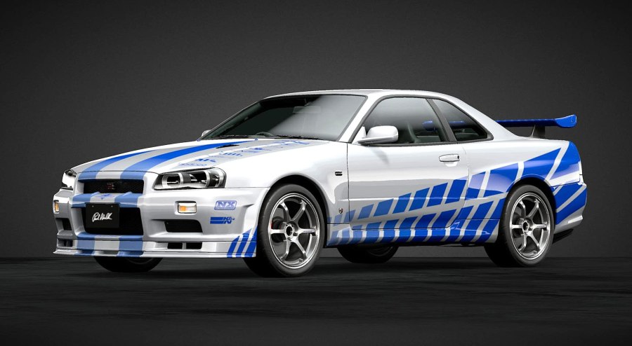 Jada Nissan Skyline gt-r (r34)