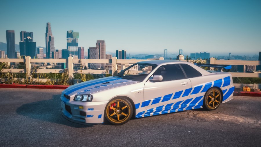 Nissan Skyline GTR r34 Форсаж
