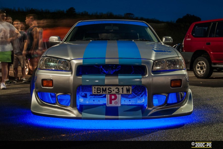 Nissan Skyline GTR r34 Форсаж
