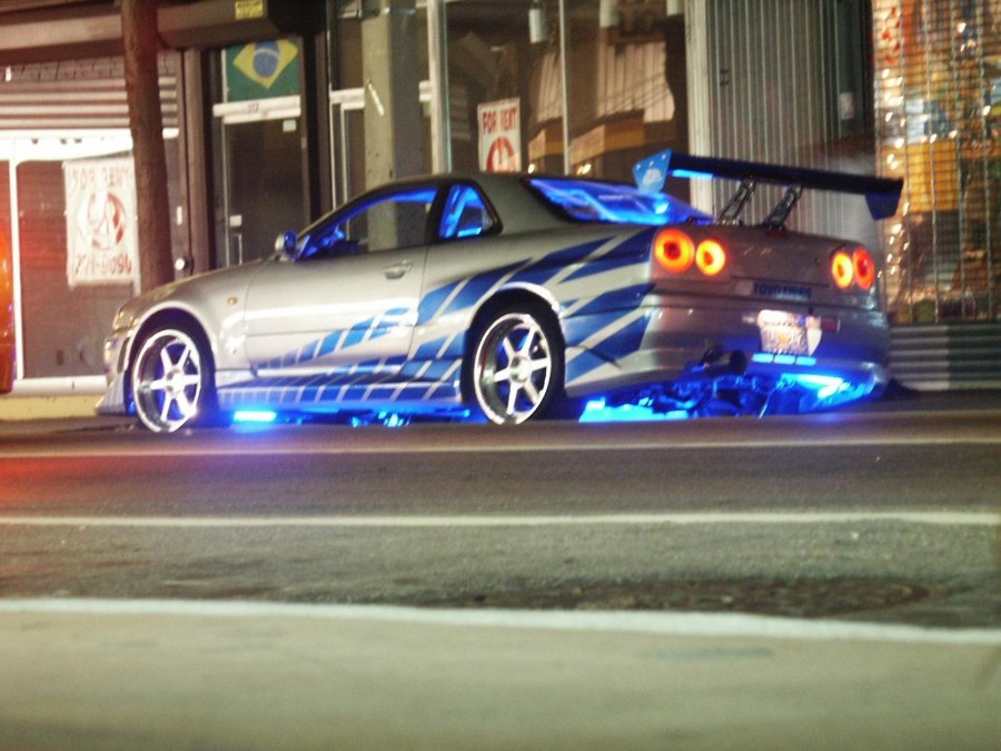 Nissan Skyline GTR r34 Форсаж 4