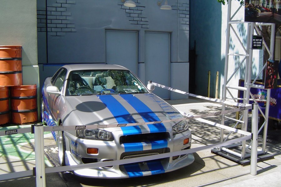 Skyline r34 GTR Форсаж