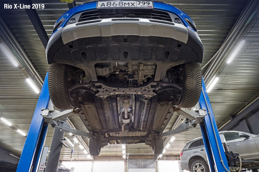 Днище Kia Rio 4