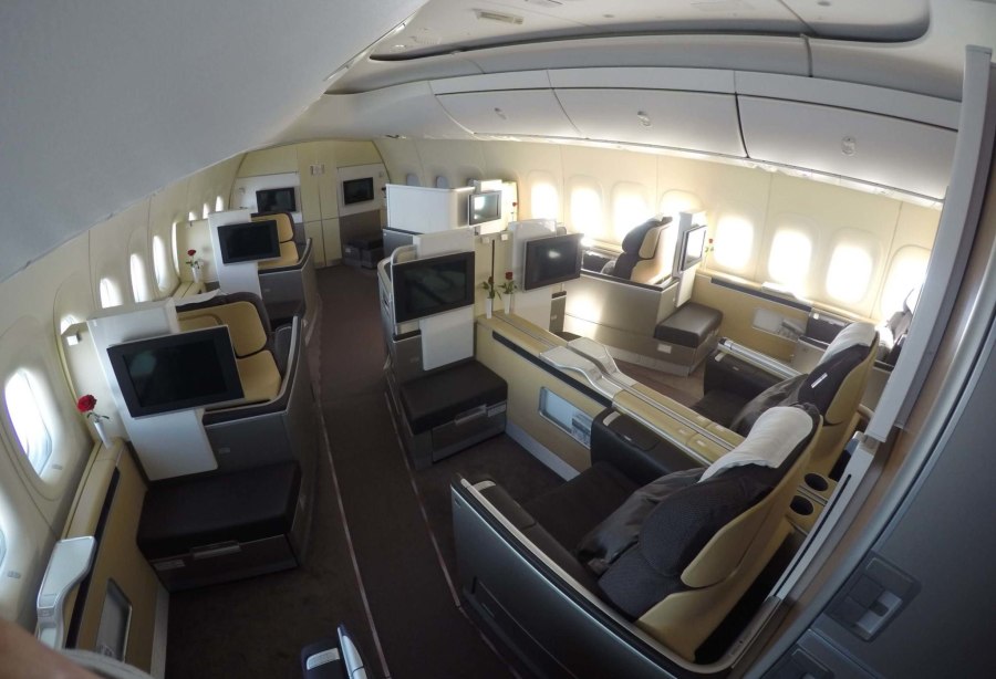 Первый класс Эмирейтс а380