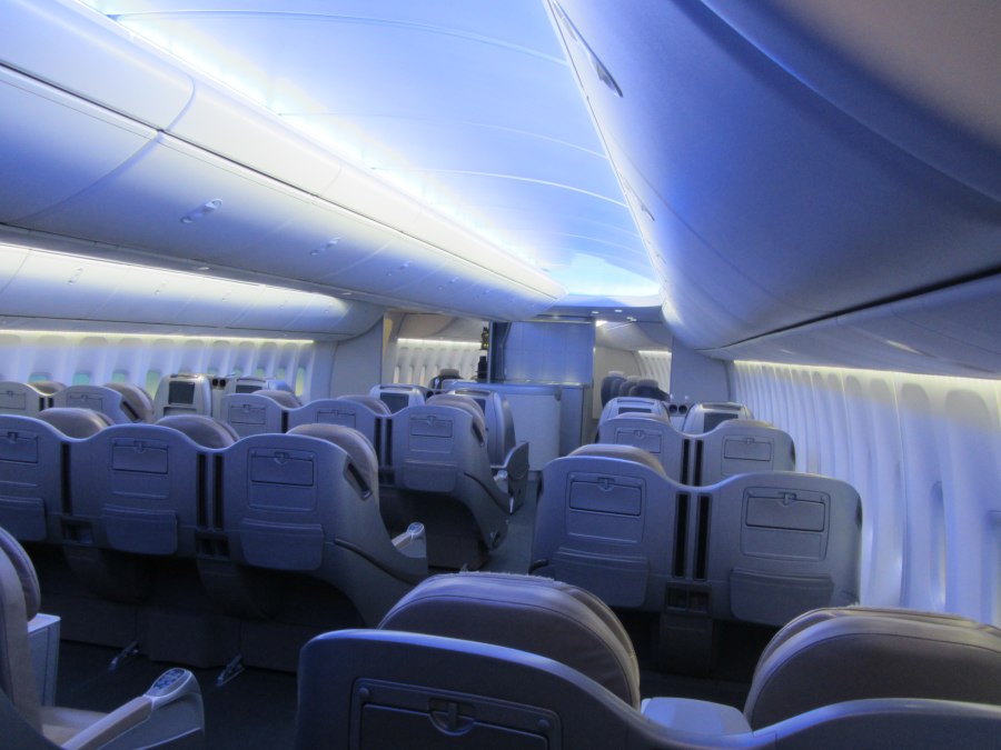Боинг 747-400 внутри