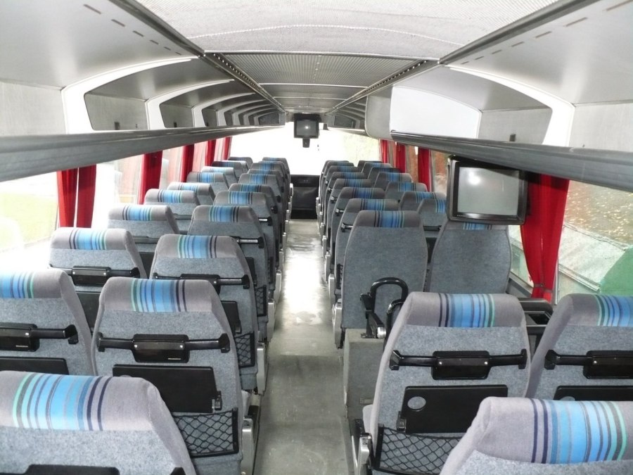 Автобус 49 мест Setra расположение мест