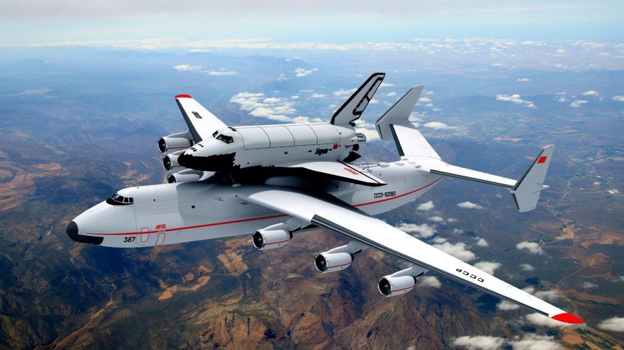 Буран космический корабль на АН 225