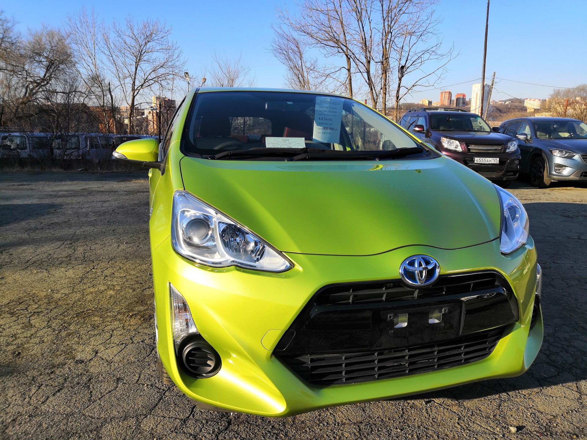 Тойота аква - фото и картинки на рабочий стол