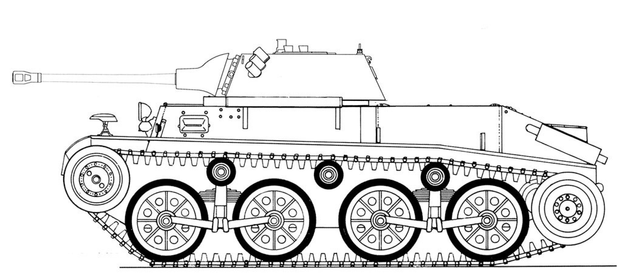 Танк т 44 рисунок