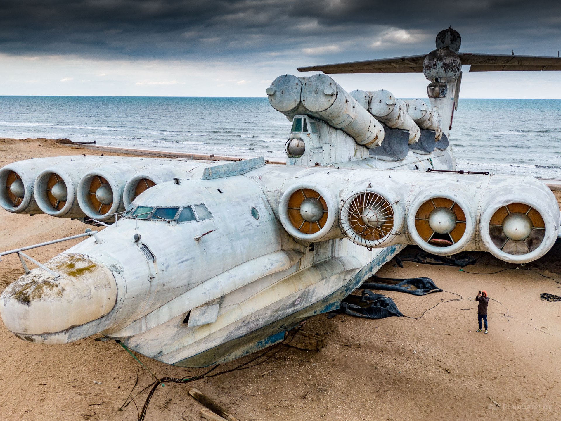 Каспийский монстр экраноплан Лунь