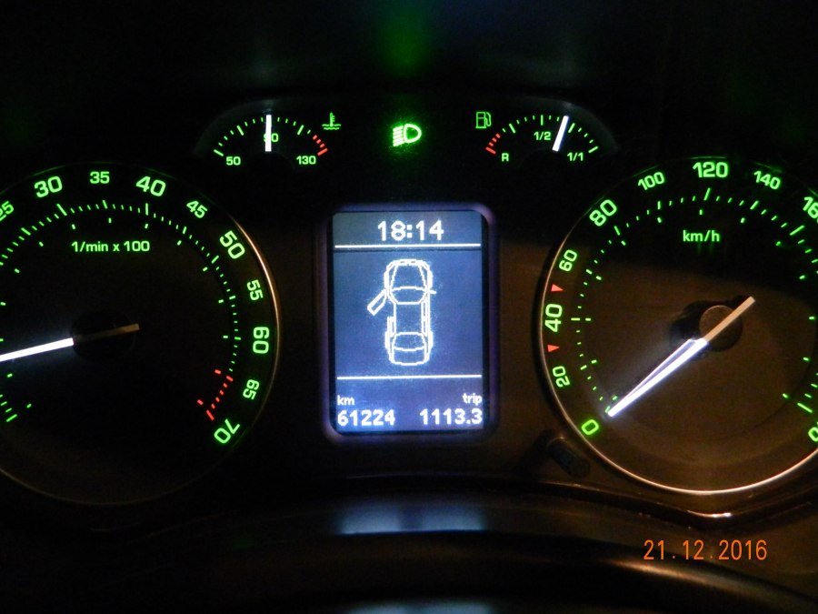 Octavia RS a5 приборка