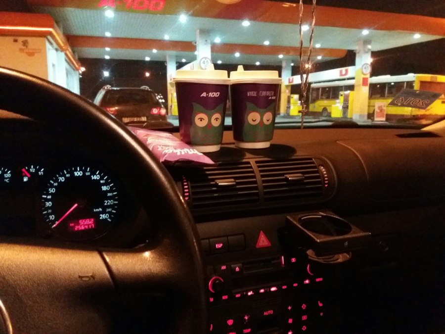 Кофе на торпеде авто