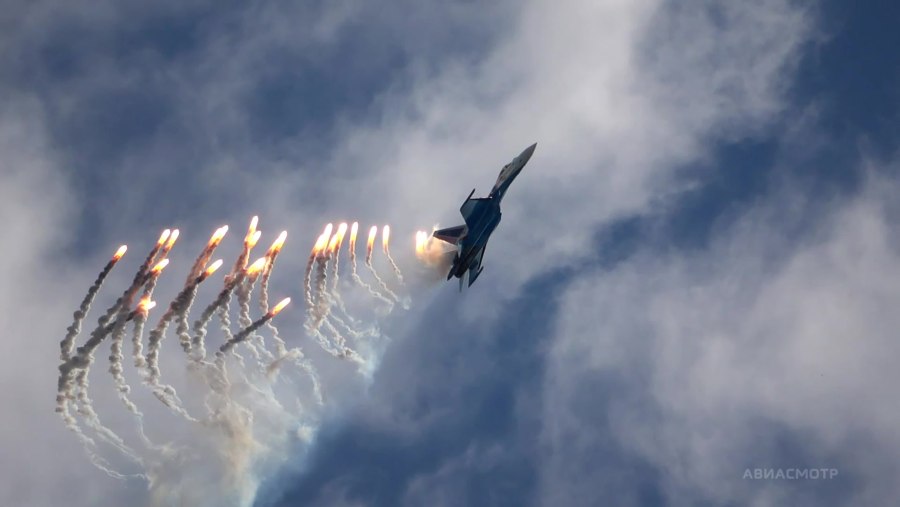 Су-35 тепловые ловушки