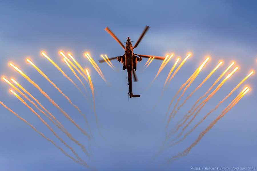 Ми-28 вертолёт тепловые ловушки