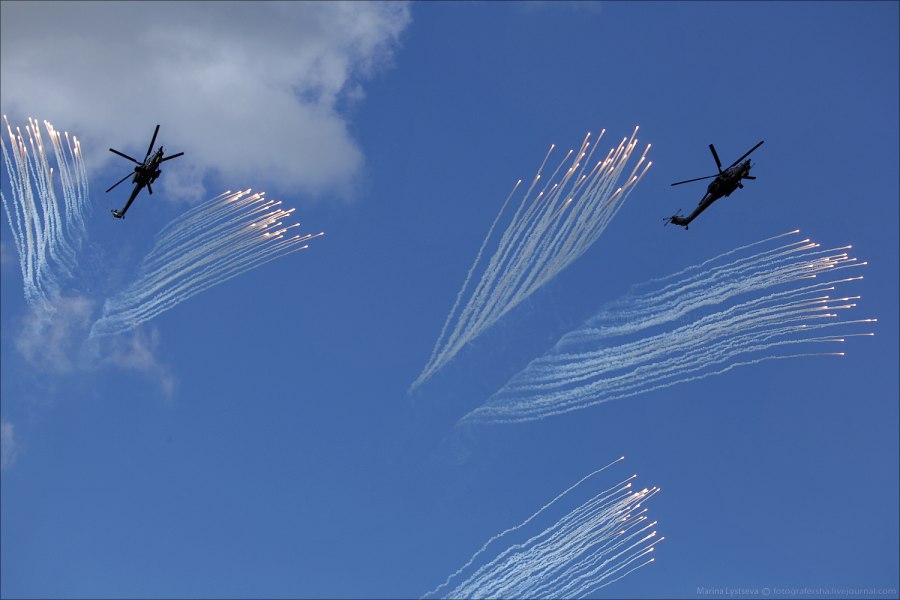 Ми-28 вертолёт тепловые ловушки