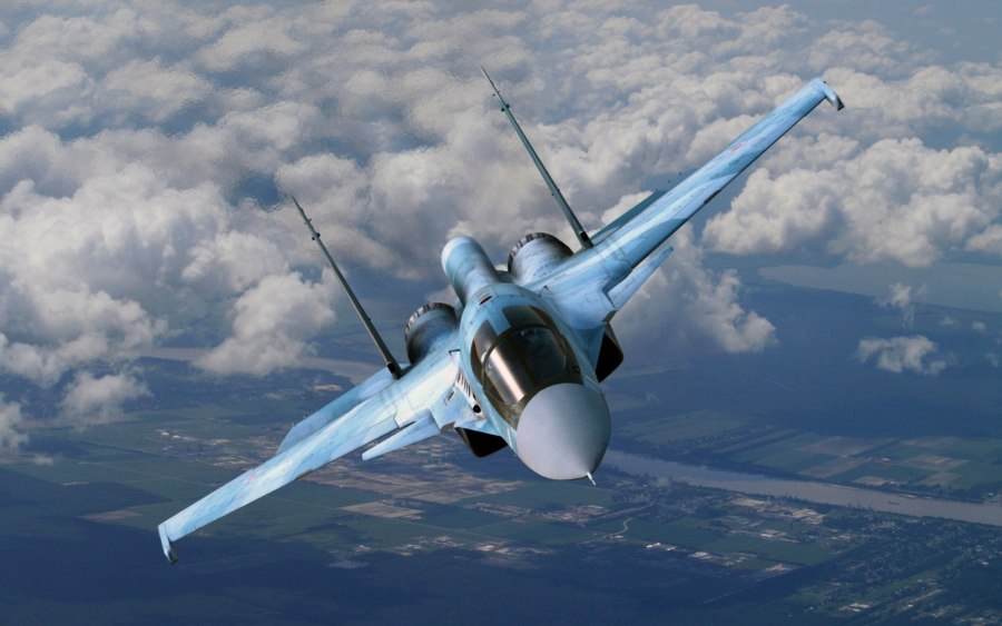 Су 35 в небе