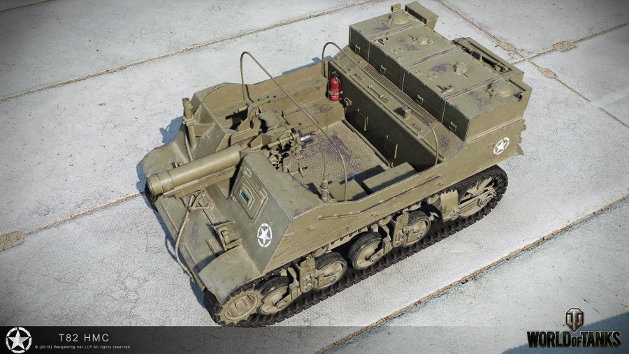 Американская САУ т82