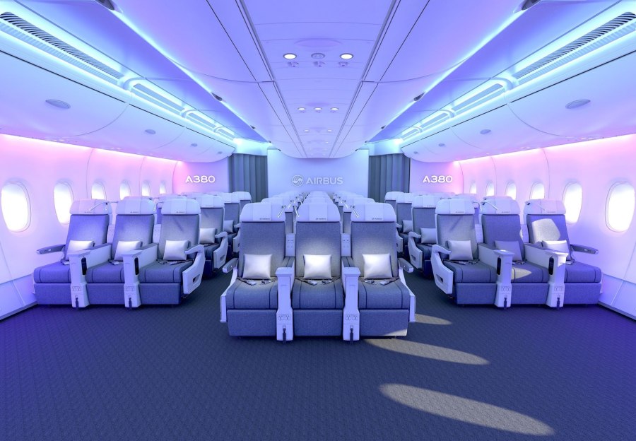 Аэробус а380 салон