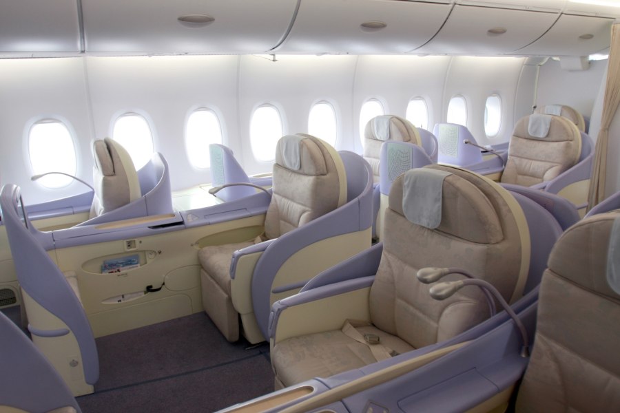 Аэробус а380 Эмирейтс бизнес класс
