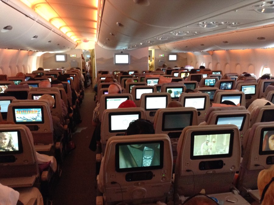 Первый класс Эмирейтс а380