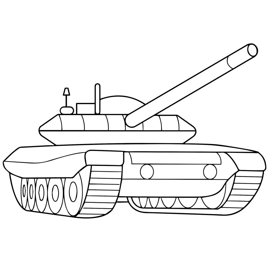 Раскраски танки из мультфильма
