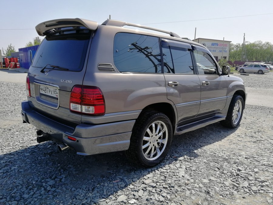 Lexus lx470 черный тонированный